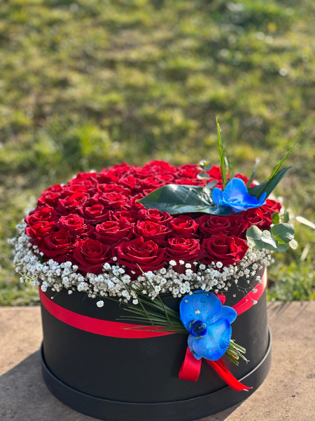 41 Kırmızı Kutu Gül Aranjmanı II