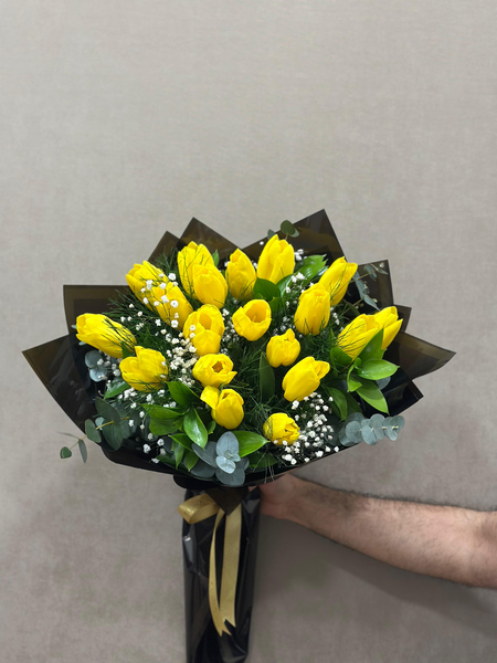 20 li Sarı Lale Buket